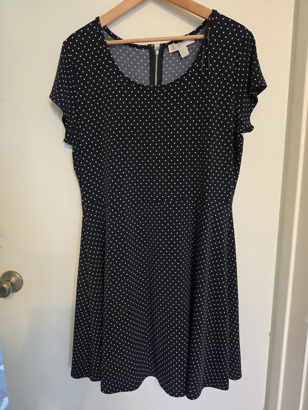 Michael Kors Polka Dot Fit And Flare Dress Size XL